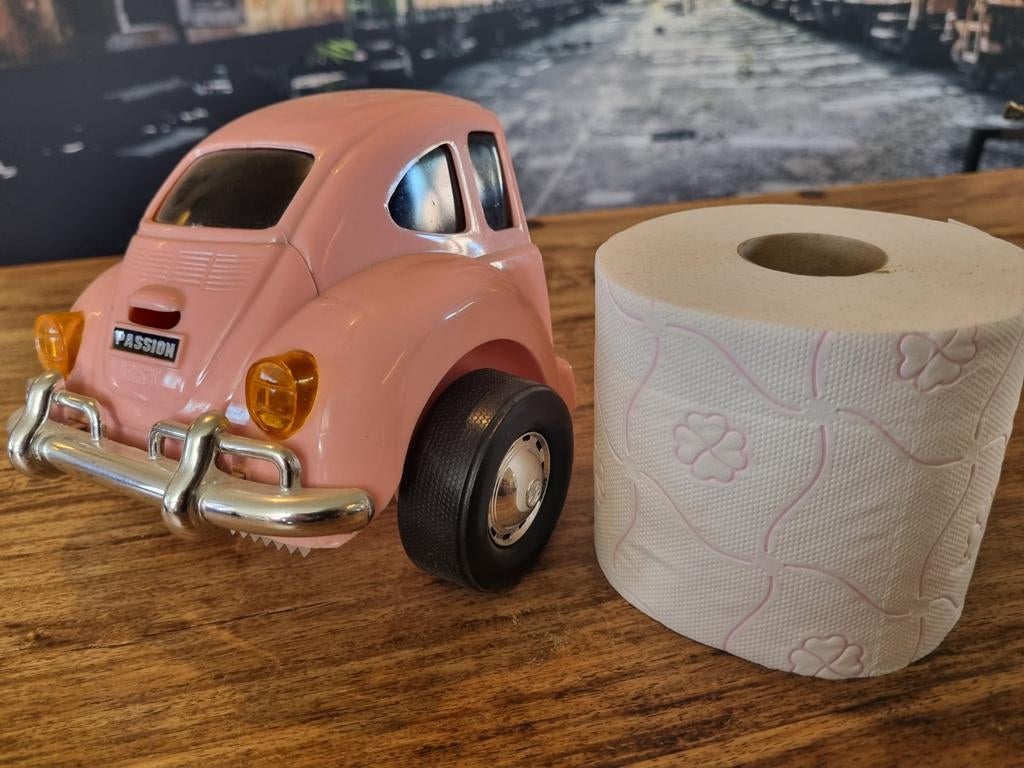 Roze Kever WC-rolhouder - Uniek en Stijlvol, Ophalen of Verzenden, Zo goed als nieuw