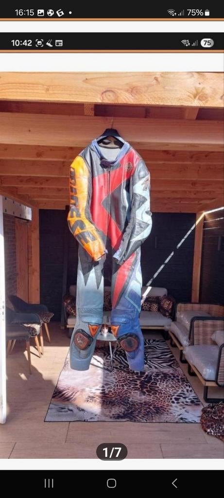 Dainese Motorpak - Vintage Race Overall, Motoren, Kleding | Motorkleding, Dainese, Heren, Ophalen of Verzenden, Overall