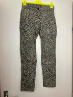 Dames panterprint skinny broek merk Made in Italy maat S/36, Kleding | Dames, Broeken en Pantalons, Beige, Ophalen of Verzenden