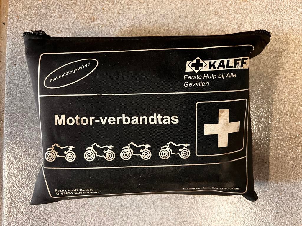 Motor kleding, handschoenen, regenpak en verbandtas, Motoren, Kleding | Motorkleding, Ophalen of Verzenden, Tweedehands, Heren