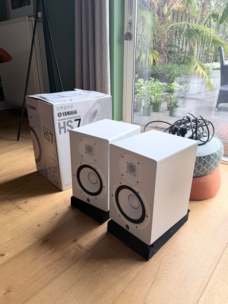 Yamaha HS7 studio monitors, Audio, Tv en Foto, Luidsprekers, Overige merken, Ophalen of Verzenden, Zo goed als nieuw, 60 tot 120 watt
