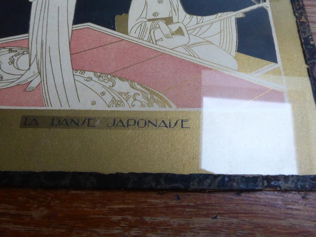 Art deco originele prent,  vermoedelijk Georges Barbier, Ophalen of Verzenden