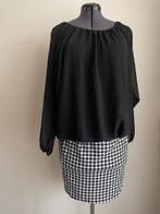 Leuke Jurk met vleermuismouwen maat S / M, Maat 38/40 (M), Zwart, Ophalen of Verzenden, Zo goed als nieuw