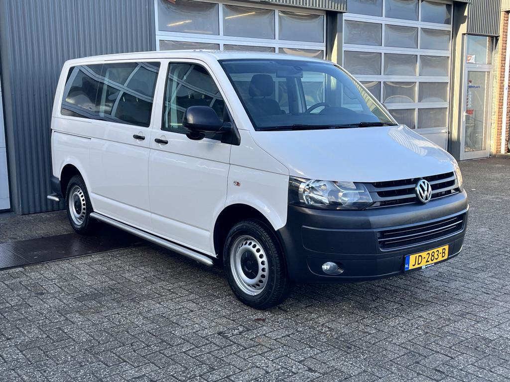 Volkswagen Transporter Kombi 2.0 TDI DSG Automaat L1H1 BTW e, Euro 5, Stof, Gebruikt, Zwart