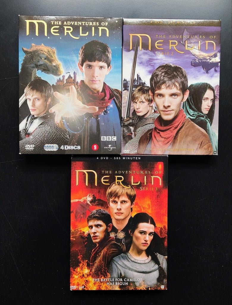 Merlin - Seizoen 1 t/m 3 (2008-2010) / Colin Morgan, Verzenden, Science Fiction en Fantasy