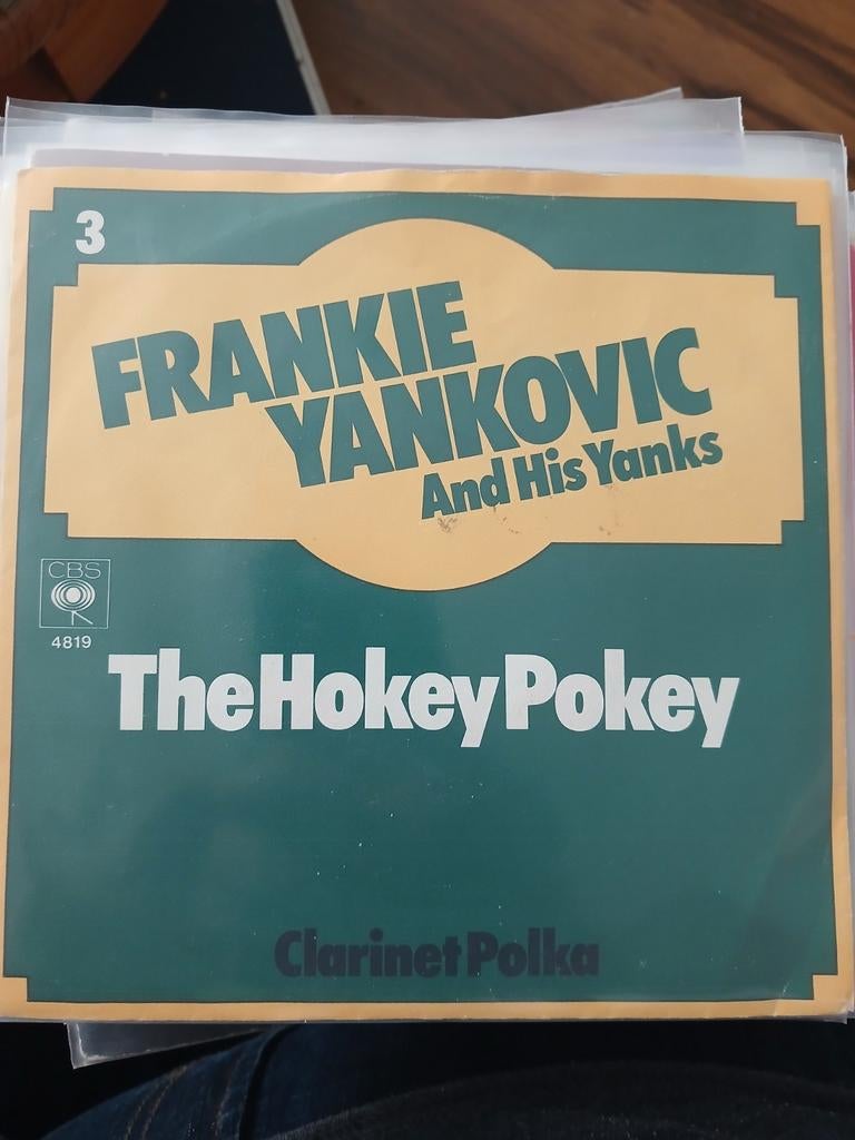 FRANKIE YANKOVIC &YANKS the hokey pokey clarinet polka NL, Ophalen of Verzenden, Zo goed als nieuw, Overige formaten, Pop