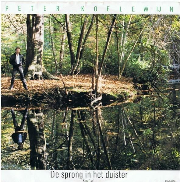 Pop Single (1984) Peter Koelewijn - De Sprong in het Duister, Ophalen of Verzenden, Gebruikt, Overige formaten, Pop