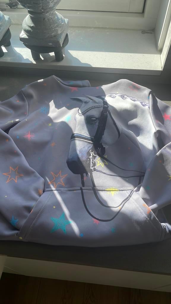 Paardenpraattv trui, Dieren en Toebehoren, Paardrijkleding, Ophalen, Zo goed als nieuw, Overige soorten, Bovenkleding