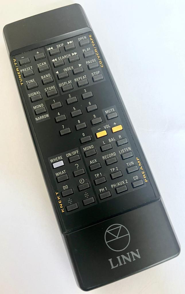 Linn Knekt Afstandsbediening voor diverse Linn Units, Audio, Tv en Foto, Afstandsbedieningen, Gebruikt, Origineel, Ophalen