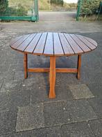 Mooie tuintafel 120 cm, Tuin en Terras, Ophalen, Rond, Hout