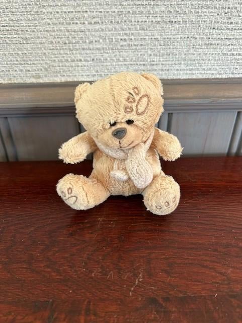 D37-knuffel beertje 11cm, Ophalen of Verzenden, Gebruikt, Overige typen