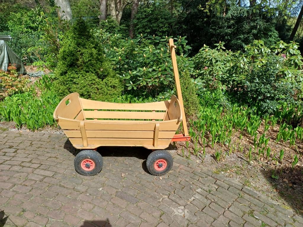 Bolderwagen Van Dijk Toys Hout, Ophalen