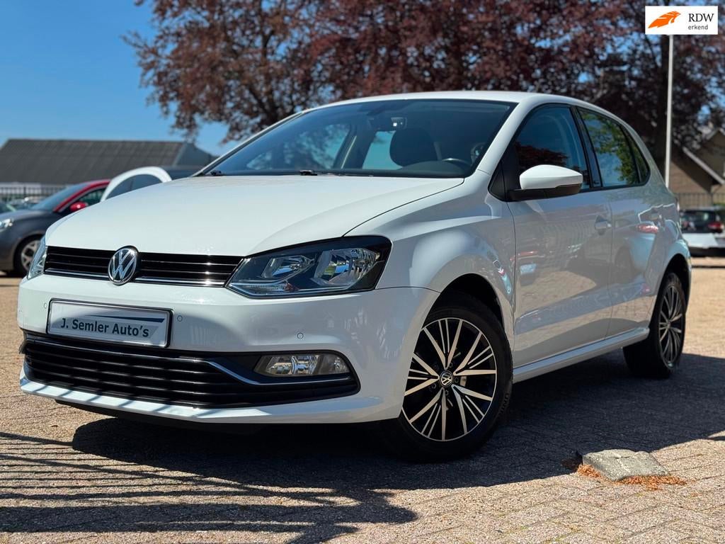 Volkswagen Polo 1.2 TSI ALL STAR NAVIGATIE PDC CRUISE CTRL M, Auto's, Volkswagen, Gebruikt, Wit, Origineel Nederlands, Bedrijf