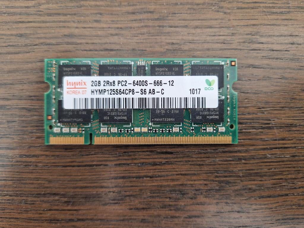 Hynix DDR2 800Mhz 2 GB, Computers en Software, RAM geheugen, Gebruikt, Ophalen of Verzenden, DDR2, 2 GB