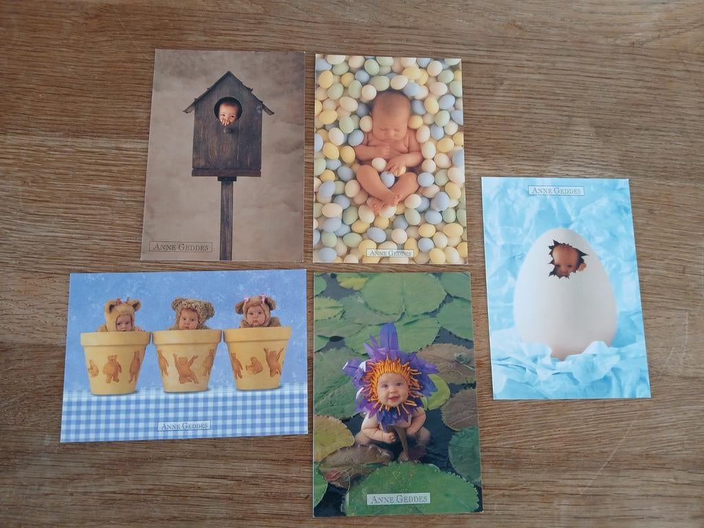 Anne Geddes kaarten, Verzamelen, Efteling, Ophalen of Verzenden