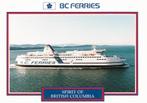 B.C. Ferries  -  Spirit of British Columbia           =0037=, Ophalen of Verzenden, Zo goed als nieuw, Motorboot, Kaart, Foto of Prent
