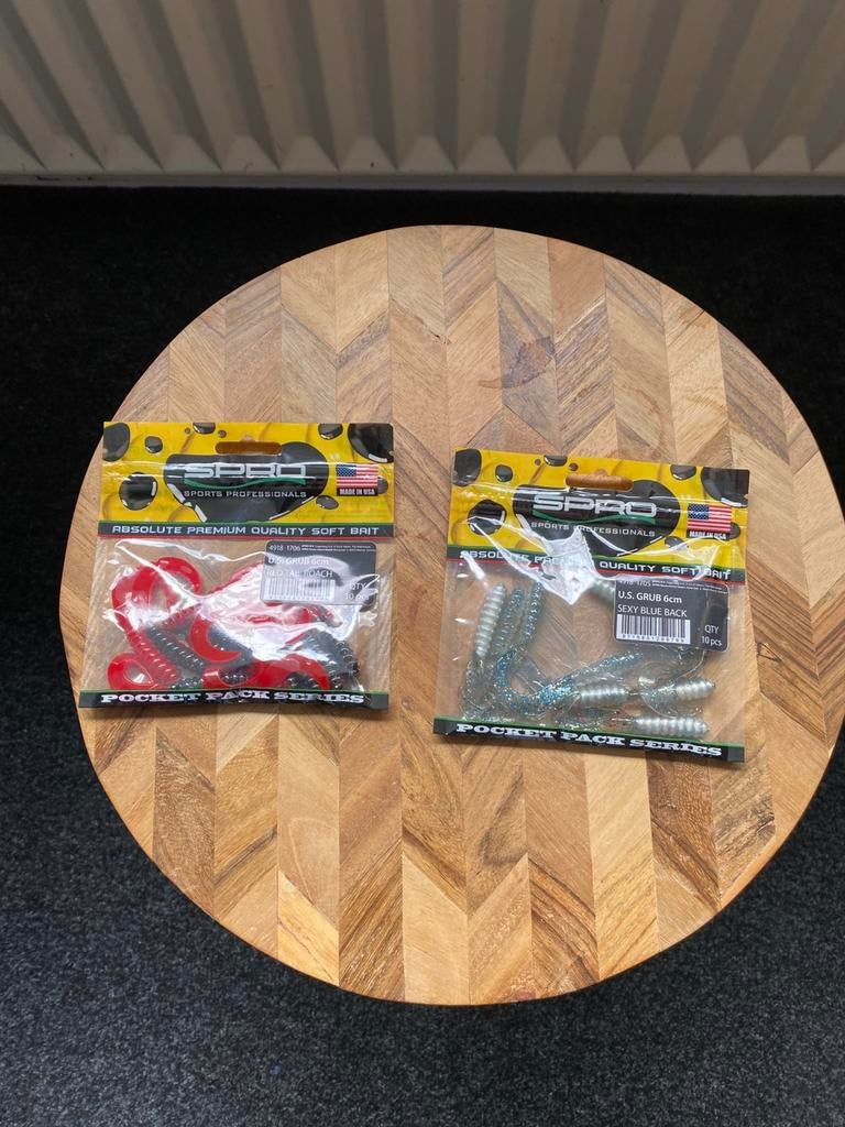 Spro Grubb Twister 6cm 2 kleur soorten, D, Overige typen, Nieuw, Ophalen of Verzenden