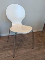 4 Witte stoelen - Gebruikt, gratis af te halen, Ophalen of Verzenden, Gebruikt, Wit, Vier