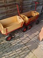 Twee houten bolderkarren te koop, Caravans en Kamperen, Bolderkarren, Ophalen, Gebruikt