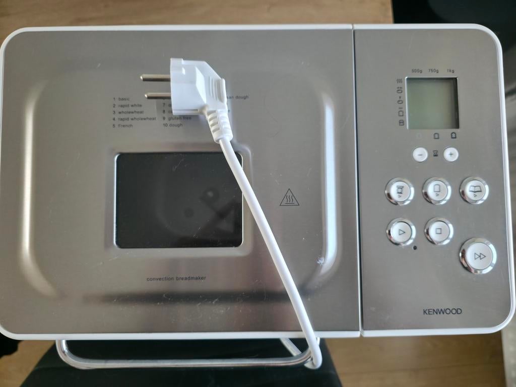 Kenwood broodbakmachine, Ophalen, Zo goed als nieuw, Met timer, Kijkvenster