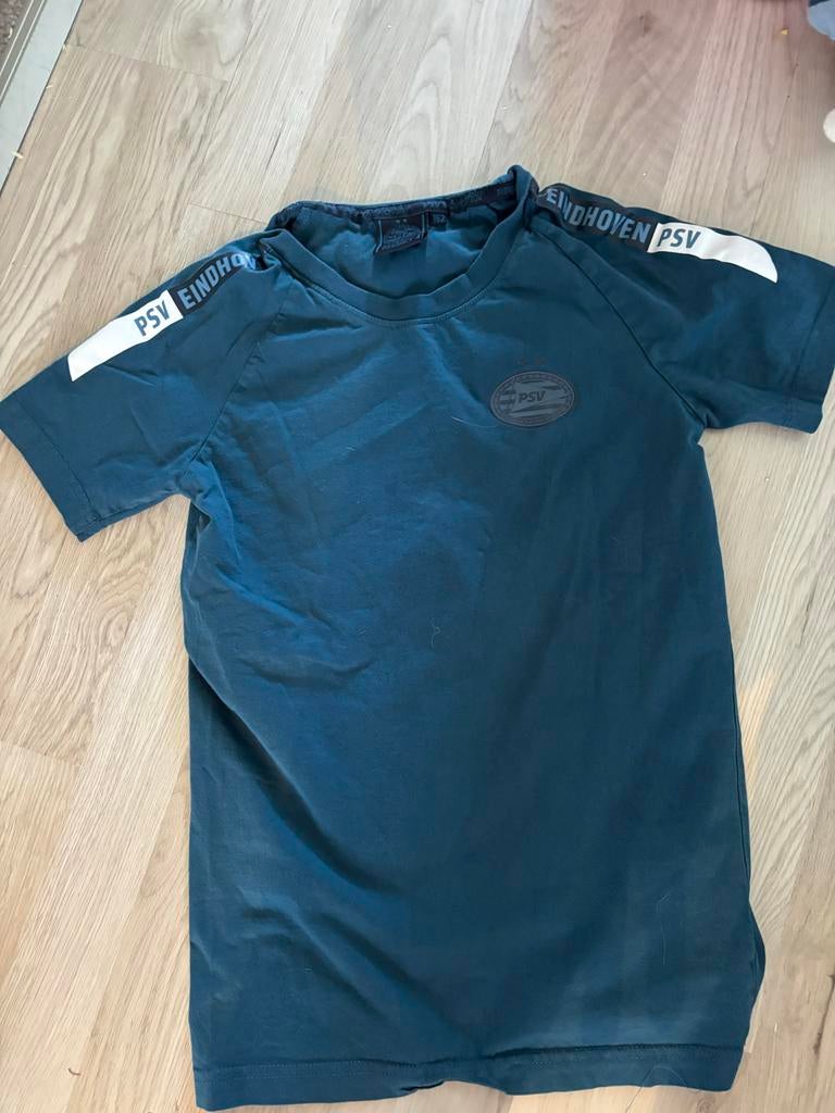 PSV Eindhoven T-shirt - Donkerblauw met logo en tekst, Ophalen, Gebruikt, Jongen of Meisje, Shirt of Longsleeve