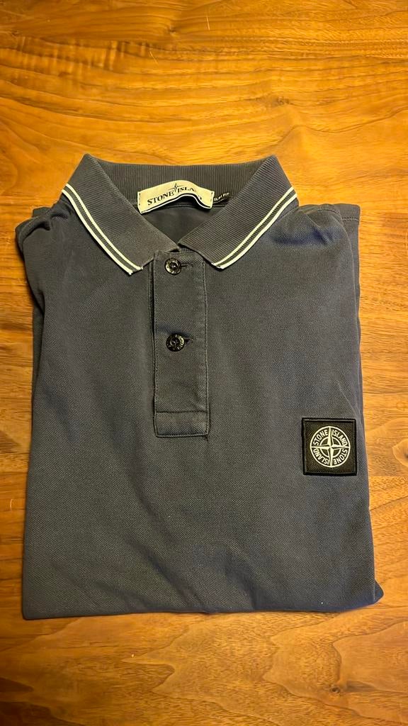 Stone Island Polo Maat M Origineel, Kleding | Heren, Ophalen of Verzenden, Gedragen, Maat 48/50 (M), Blauw