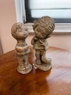 Twee beeldjes - meisje & jongen, Verzamelen, Beelden en Beeldjes, Ophalen, Zo goed als nieuw, Mens