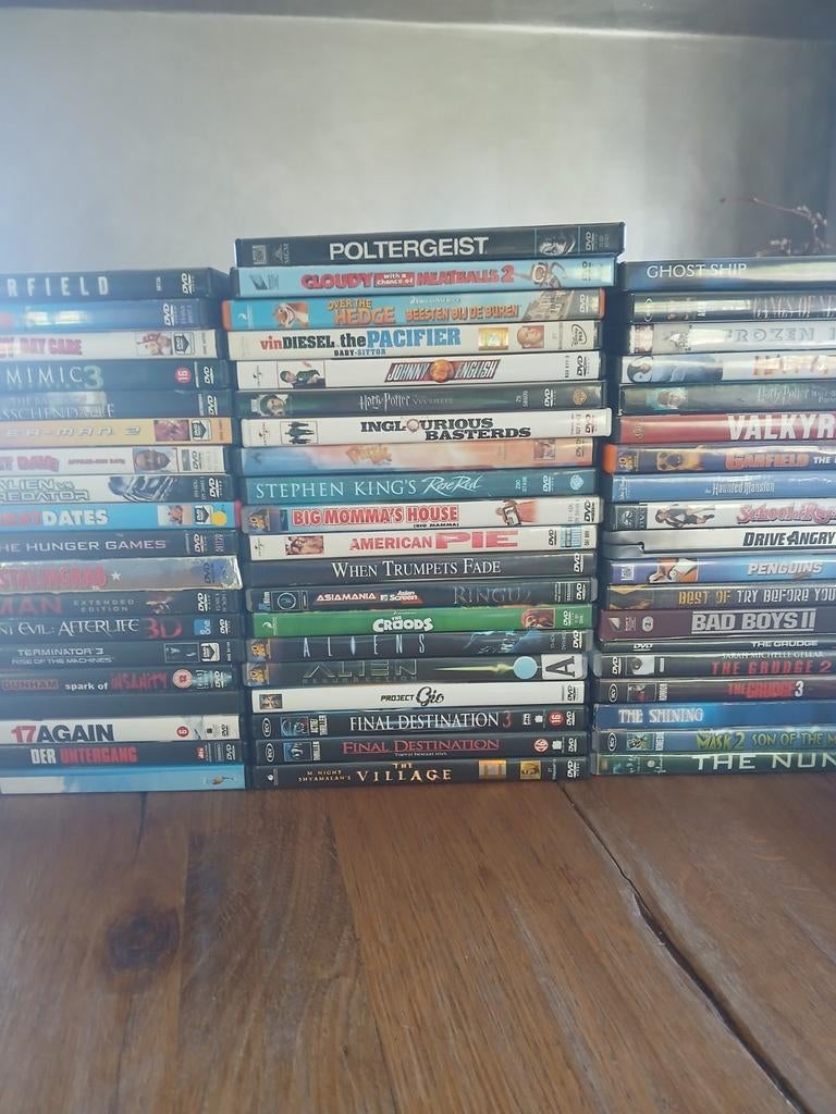 59 Dvds horror-comedy-actie-thriller, Alle leeftijden, Ophalen, Zo goed als nieuw, Boxset
