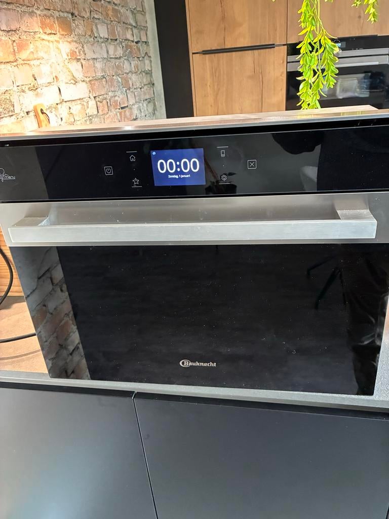 Bauknecht combi magnetronoven, Ophalen, Combimagnetron, Gebruikt, 60 cm of meer