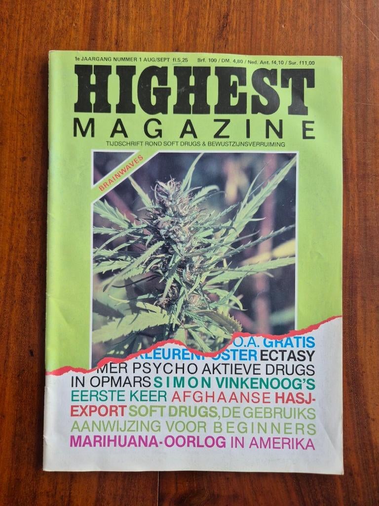 Highest Magazine jaren 80 - 1e jaargang, nummer 1, Boeken, Ophalen of Verzenden, Gelezen, Overige typen