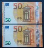 2x 50 euro 2017 UC 8769290887(96) print U035E4 pracht staat, Ophalen of Verzenden, Overige landen, 50 euro, Setje