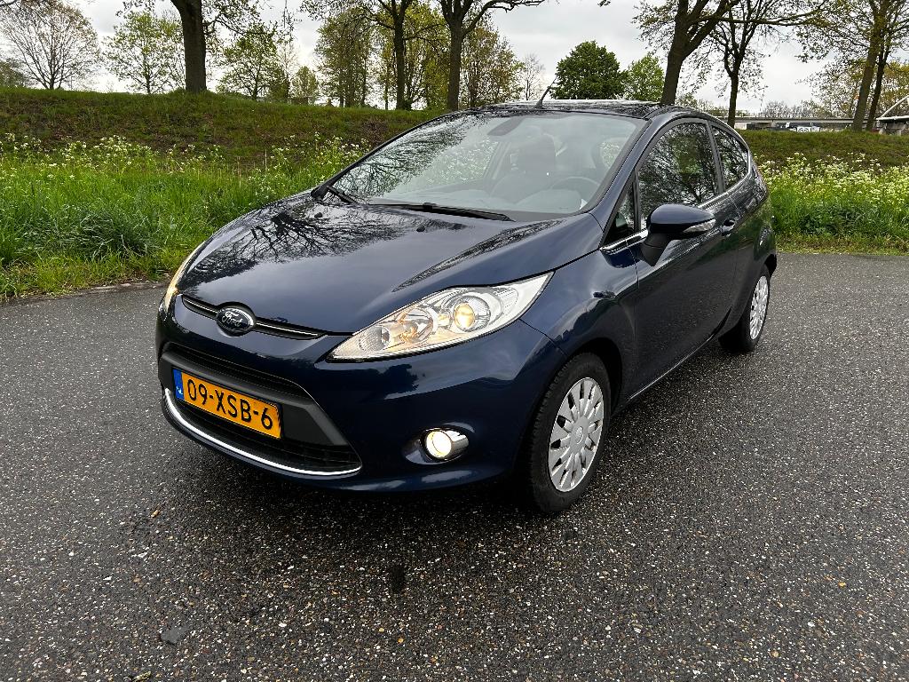 Ford Fiësta 1.6TDCI 70KW 3DR 2012 Blauw, Voorwielaandrijving, Euro 5, Origineel Nederlands, Particulier
