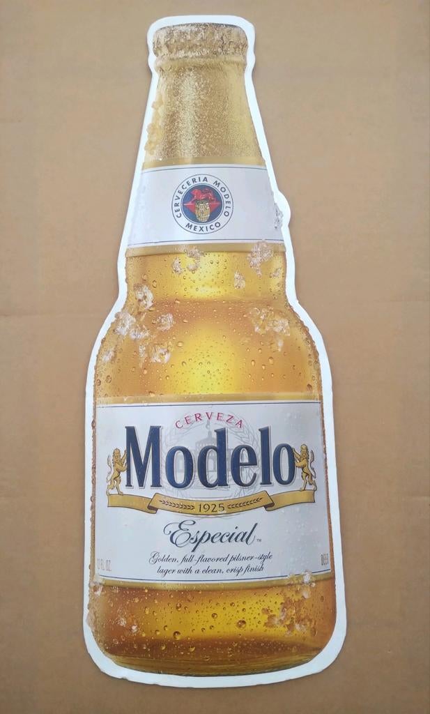 Modelo Cerveza bier reclamebord, Ophalen of Verzenden, Nieuw, Reclamebord, Plaat of Schild, Overige merken