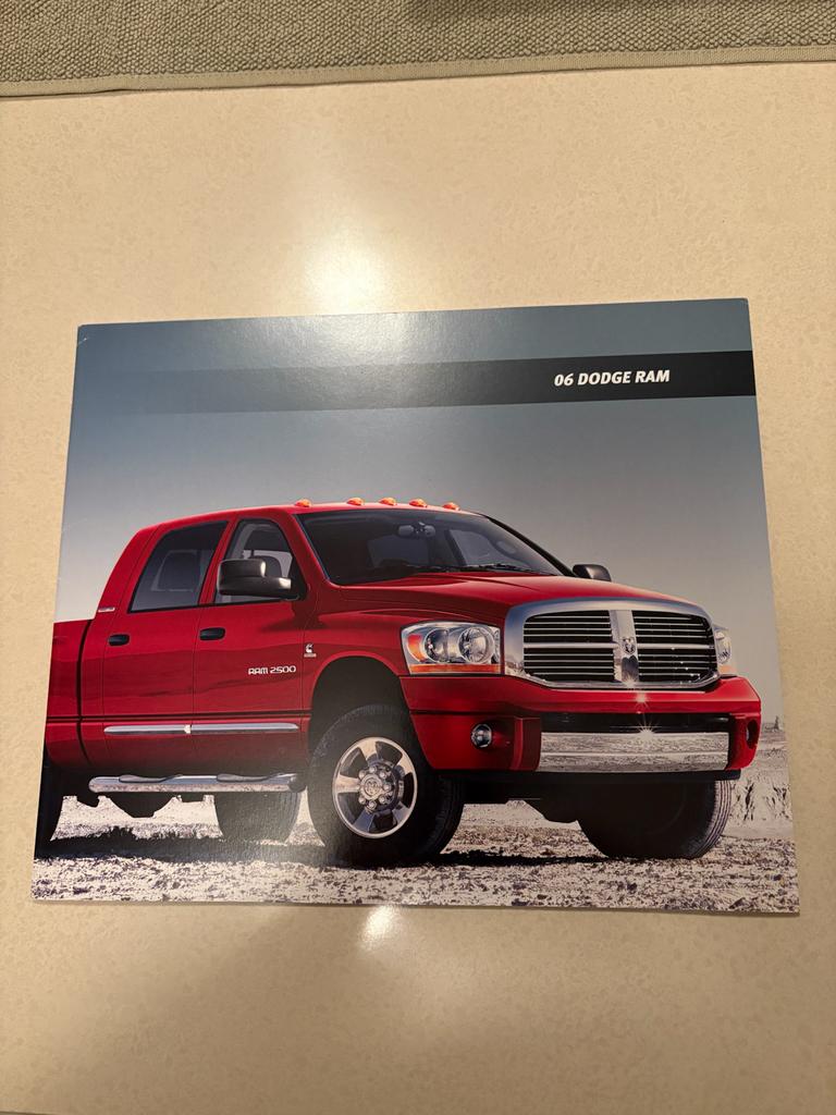 Dodge Ram brochure 2006 - V10 Viper, Ophalen of Verzenden, Zo goed als nieuw, Overige merken