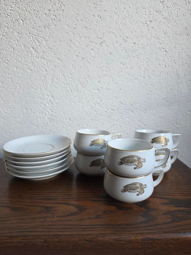 Vintage Thomas Kop en Schotel Set - 6 Stuks, Antiek en Kunst, Ophalen of Verzenden