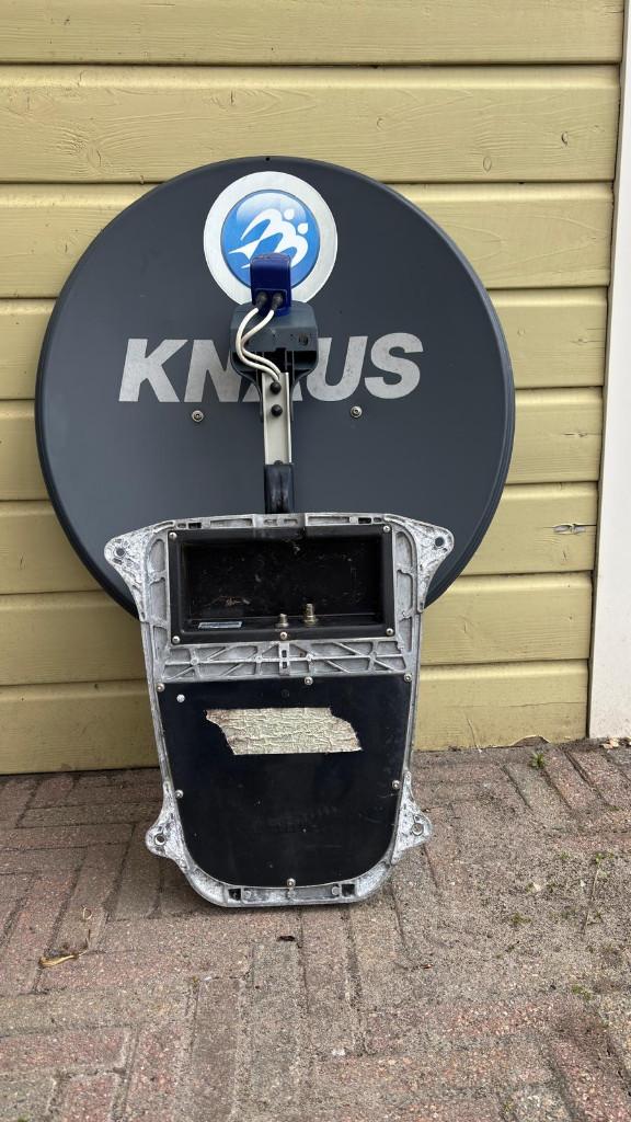 OYSTER 60 Satelliet schotel voor camper + Telefunken LCD TV, Ophalen, Gebruikt, (Schotel)antenne, Overige merken