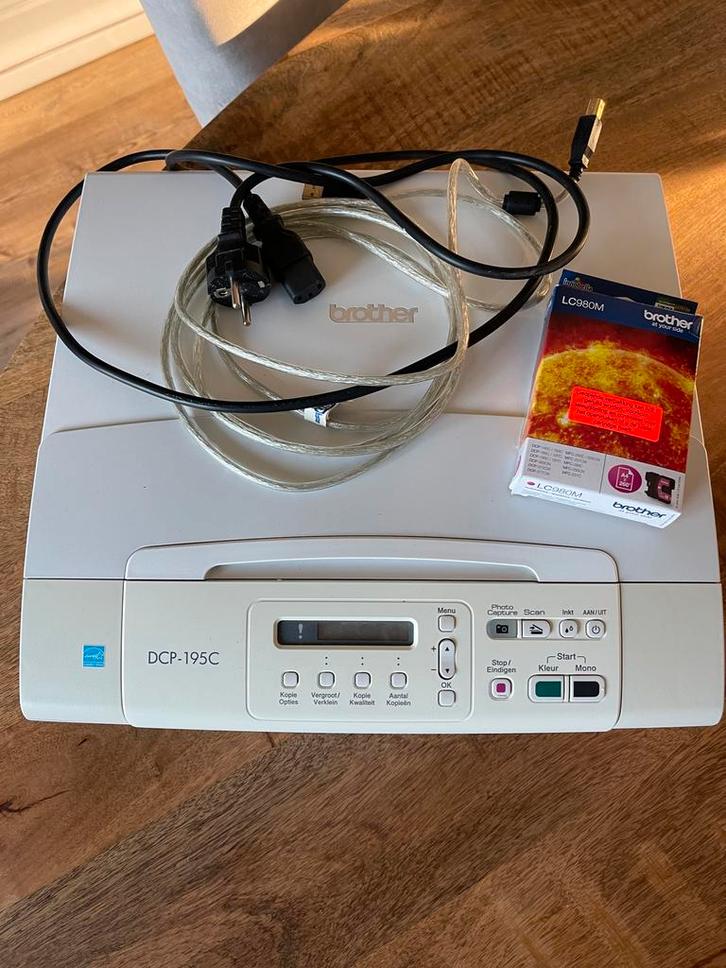 Brother DCP-195C All-in-one printer met extra inkt, Computers en Software, Printers, Gebruikt, All-in-one, Inkjetprinter, Kleur printen