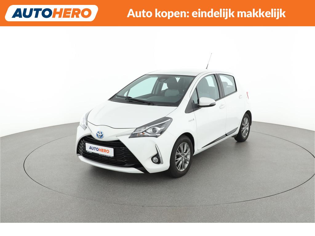 Toyota Yaris 1.5 Hybrid Executive | NG22882 | (bj 2018), Gebruikt, 4 cilinders, Met garantie (alle), Wit