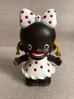 Vintage spaarpot donker bruin meisje, Ophalen of Verzenden, Gebruikt, Steen, Aardewerk of Keramiek, Overige thema's