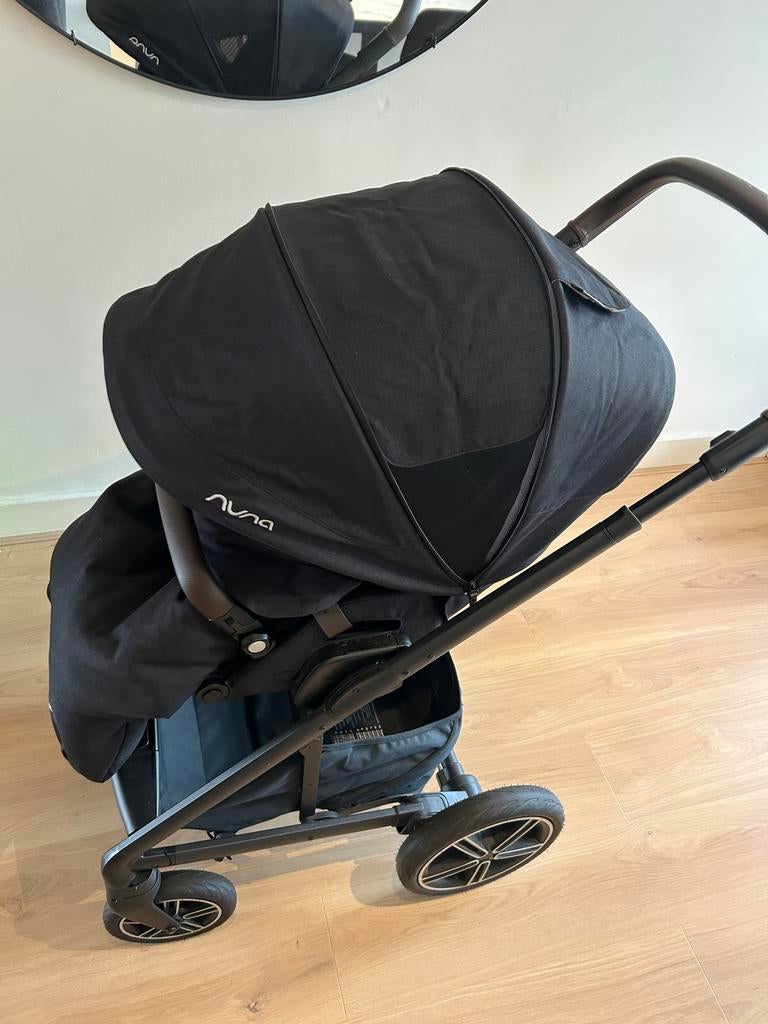 Nuna Mixx Next kinderwagen (Caviar), Kinderen en Baby's, Ophalen of Verzenden, Zo goed als nieuw, Combiwagen, Overige merken