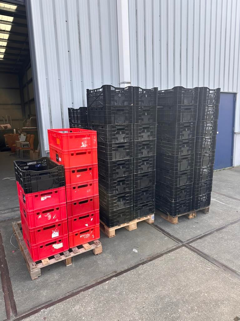 Plastic manden - Rijnweg 14-16 Delft op eigen iniatief, Doe-het-zelf en Verbouw, Kratten en Dozen, Gebruikt, Minder dan 35 cm