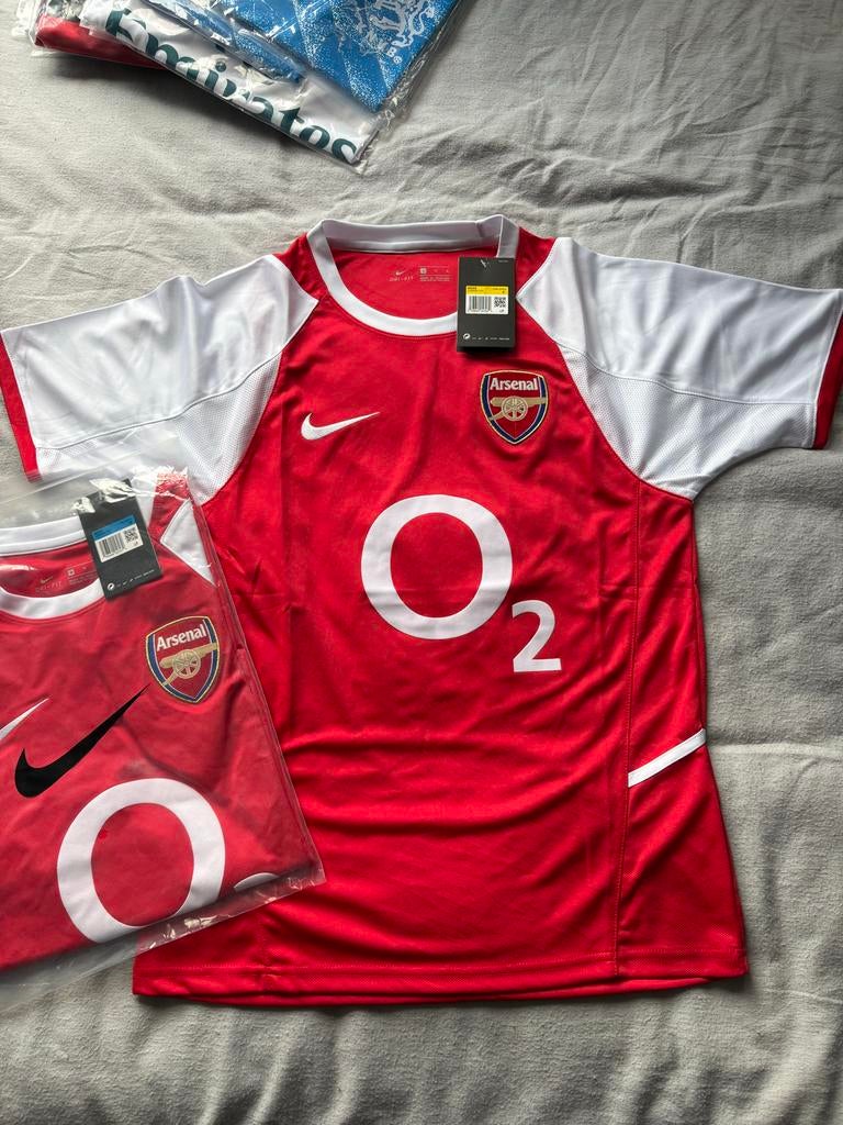 Retro Arsenal Thuisshirt 2002-2004, Sport en Fitness, Voetbal, Maat M, Ophalen of Verzenden, Nieuw, Shirt
