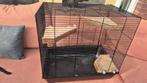 Ruime hamsterkooi met houten plateaus, Dieren en Toebehoren, Knaagdieren en Konijnen | Hokken en Kooien, Kooi, Gebruikt, Minder dan 75 cm