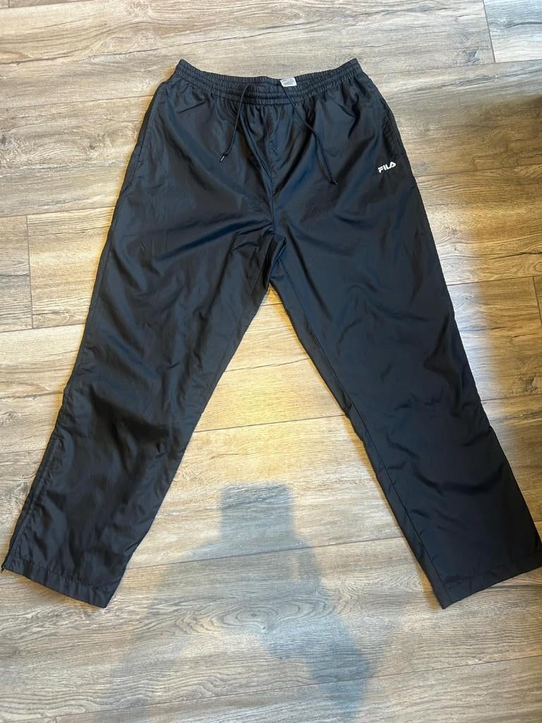 Vintage Fila track pants – zwart, Fitness, Zwart, Maat 56/58 (XL), Ophalen of Verzenden