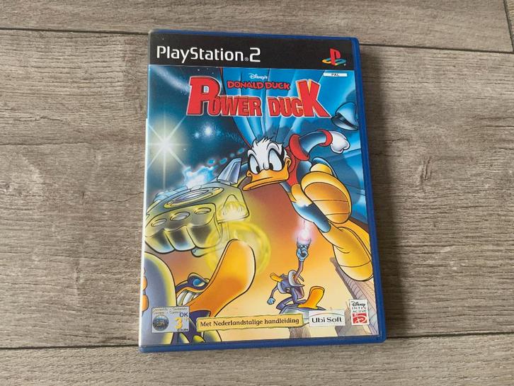 Playstation 2 - Power Duck / Donald PS2 Compleet met Boekje, Spelcomputers en Games, Games | Sony PlayStation 2, Gebruikt, Avontuur en Actie