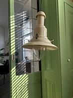 Vintage Industriële Hanglamp - Scheepslamp Crème, Antiek en Kunst, Ophalen