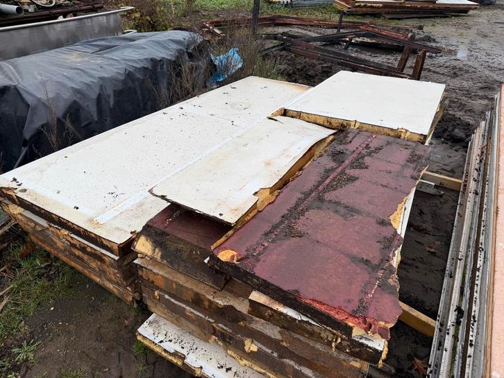 Gebruikte dakplaten / vloerisolatie/ dakisolatie - 9 dik, Doe-het-zelf en Verbouw, Isolatie en Afdichting, Gebruikt, Vloerisolatie