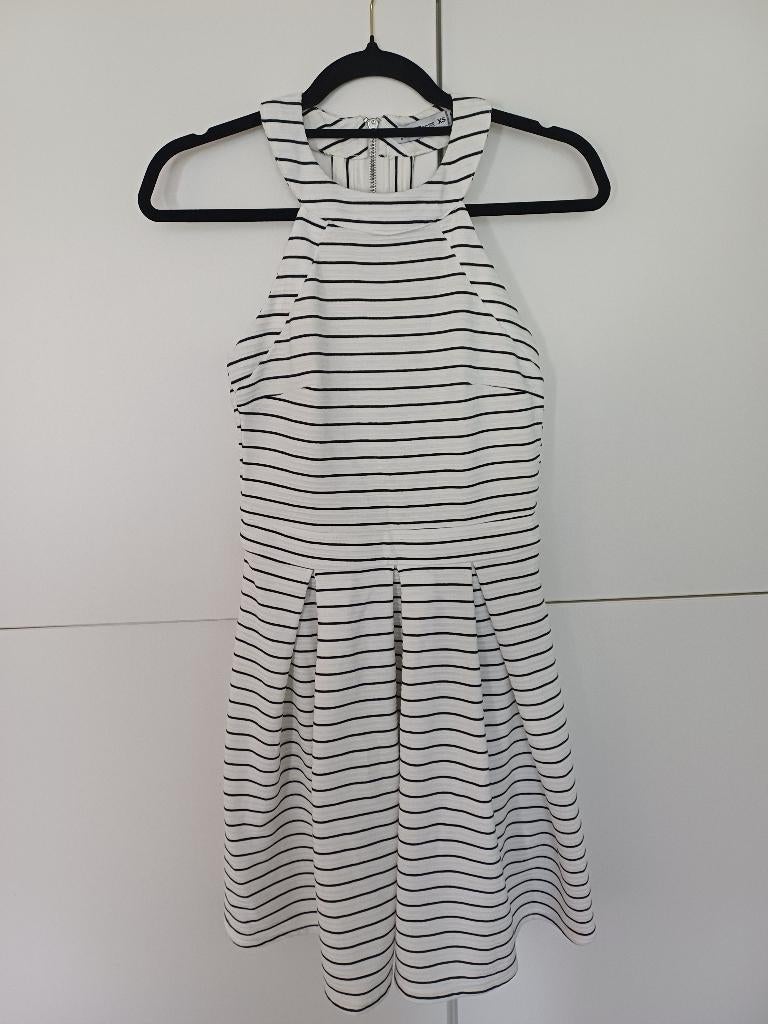 Zomerjurk (halter) (XS), Wit, Ophalen of Verzenden, Zo goed als nieuw, Maat 34 (XS) of kleiner