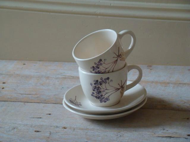 Servies, Jet (by Ter Steege) Grandmothers Berries, z.g.a.n., Huis en Inrichting, Keuken | Servies, Zo goed als nieuw, Overige typen