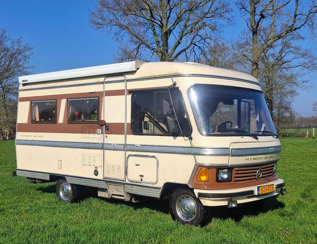 Hymer-Mobil S550 / Mercedes 309D / 1983 (Bruine Beer) , Caravans en Kamperen, Campers, Integraal, Chemisch toilet, Ringverwarming